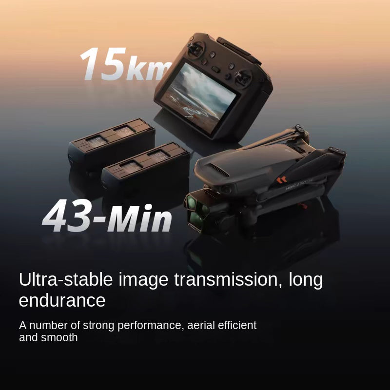 DJI Mavic 3 Pro drone with controller and display screen